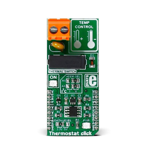 MikroElektronika Click Sensors Thermostat Click - MikroElektronika MAX7502 IC Digital Temperature Sensor