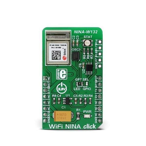 WiFi NINA click - MikroElektronika Powerful Standalone u-blox WiFi Module - IOT Store Australia Internet of Things, Sensor, Gateway