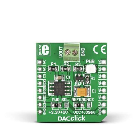 MikroElektronika IoT Comms DAC click - MikroElektronika 12-bit Analog to Digital Converter
