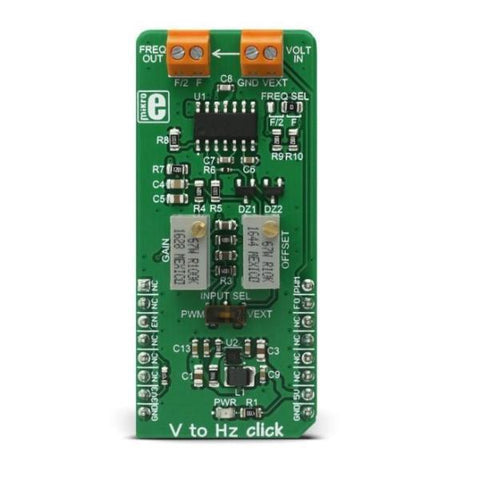 MikroElektronika IoT Comms V To Hz click - MikroElektronika Analog Voltage to Pulse Wave Signal