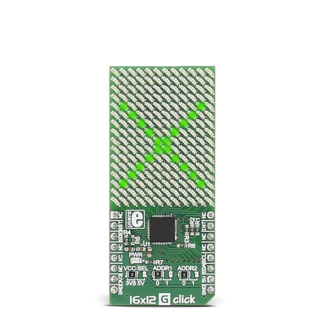 MikroElektronika LED Display 16x12 G click - MikroElektronika LED Display