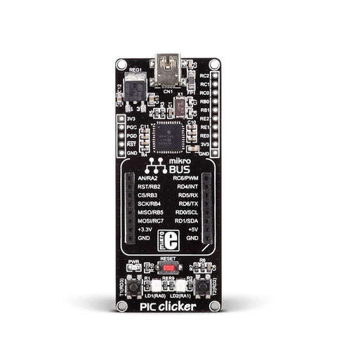 MikroElektronika MikroE Dev Boards PIC Clicker - MikroElektronika Compact Development Board