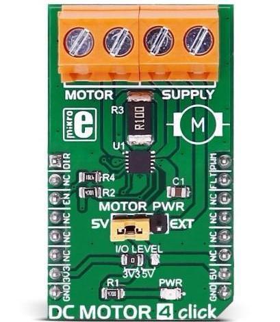 DC MOTOR 4 Click - MikroElektronika MAX14870 Motor Driver @ IOT Store