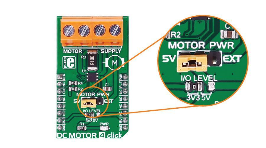 DC MOTOR 4 Click - MikroElektronika MAX14870 Motor Driver @ IOT Store