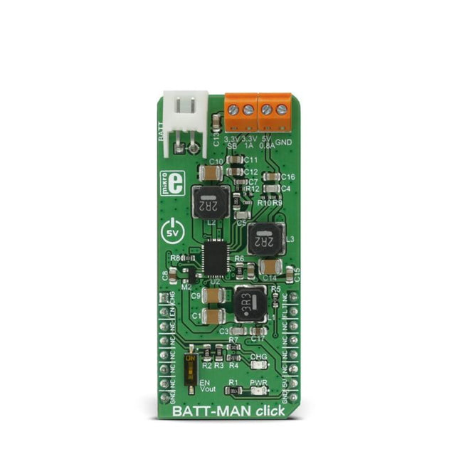 MikroElektronika Power Module BattMan click - MikroElektronika Battery Operated Power Manager