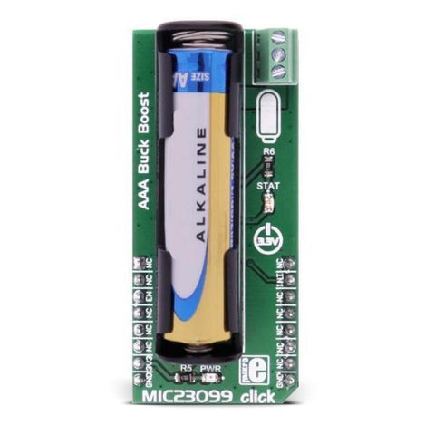 MikroElektronika Power Module MIC23099 click - MikroElektronika Single AA/AAA Battery Cell Regulator
