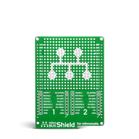 MikroElektronika ProtoBoard mikroBUS Shield for Mikromedia