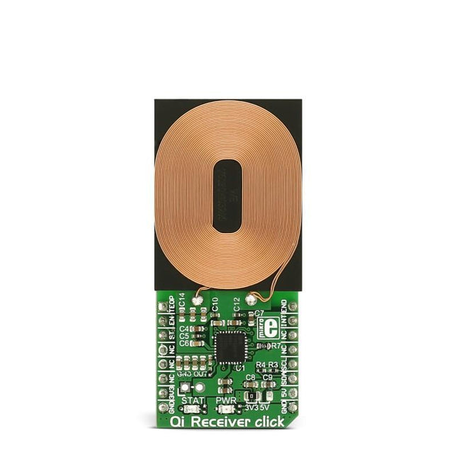 MikroElektronika Wireless Charging Qi Receiver click - MikroElektronika Wireless Charging Station