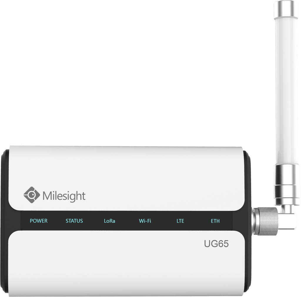 Milesight UG65 Semi-outdoor LoRaWAN Gateway, 8-CH WiFi GPS POE