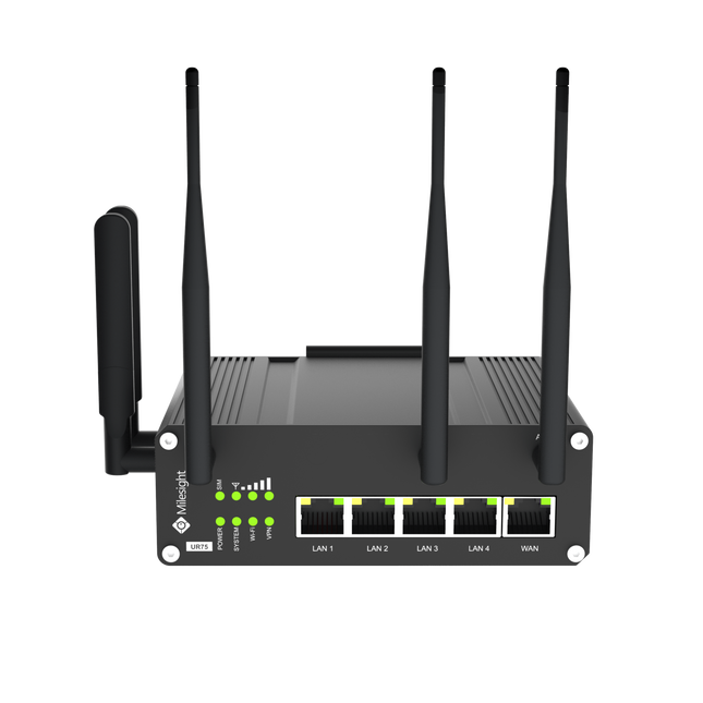Milesight IOT (Ursalink) Modem-Router Ursalink UR75 Industrial 4G/3G Cellular Router Dual Sim (AU Freq.)