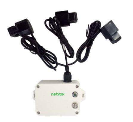 Netvox LoRaWAN R718N3 LoRaWAN Wireless 3-Phase Current Meter (3-Gang)