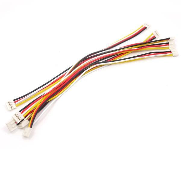 Lot De 5 Câbles Grove 4 Broches PH2.0 - Longueur 50 Cm Avec Connecteurs Verrouillables, Pour Arduino/Raspberry Pi - 3