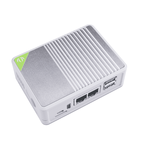 Seeed Studio Mini PC Mini Computer Router with Raspberry Pi CM4, Dual Gigabit Ethernet, 4GB RAM/32GB eMMC