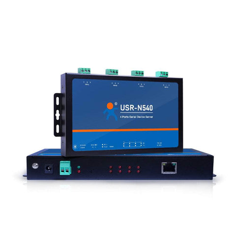 USR IOT IoT Comms 4 Ports RS485 Ethernet Modbus Gateway USR-N540-MQTT