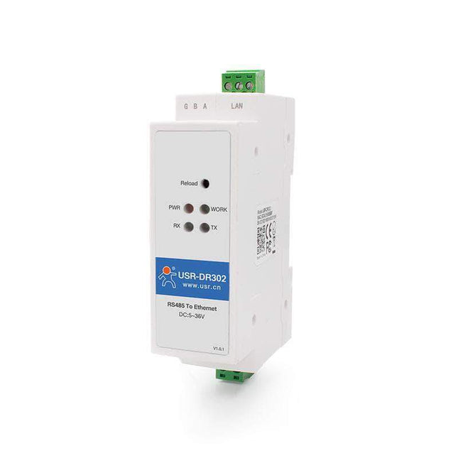 DIN-rail Serial RS485 to Ethernet converter USR-DR302
