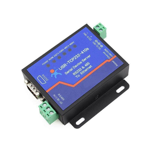 USR IOT IoT Comms RS232 RS485 Ethernet Converter, Serial Ethernet to Modbus Converter USR-TCP232-410S