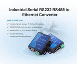 USR IOT IoT Comms RS232 RS485 Ethernet Converter, Serial Ethernet to Modbus Converter USR-TCP232-410S