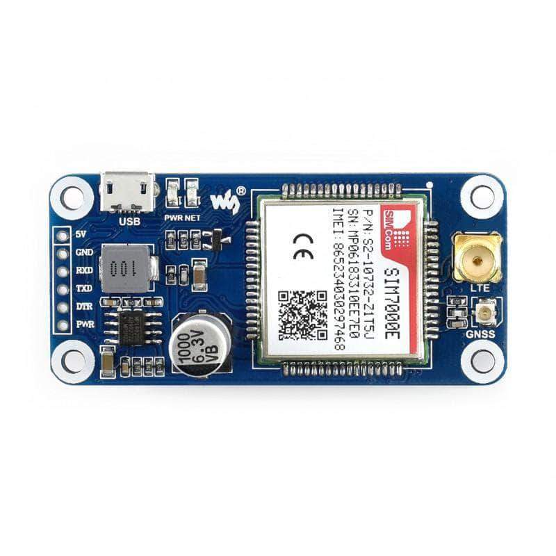 Sim7000e On Raspberry Pi SIM7000E NB-IoT Raspberry Pi HAT eMTC EDGE GPS GNSS @ IoT Store AU ...