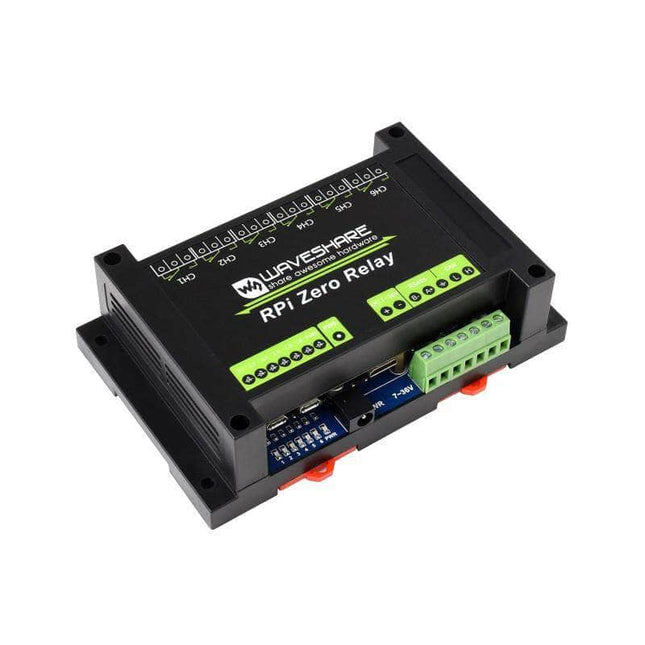 Waveshare IoT Comms Industrial 6-ch Relay Module for Raspberry Pi Zero, RS485/CAN, Isolated