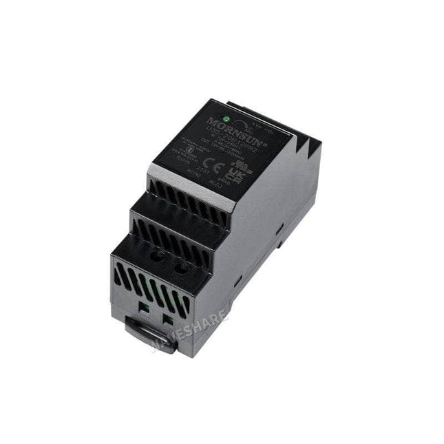 Waveshare Power Module 12V 2A Industrial DIN-Rail Power Supply, AC/DC Converter