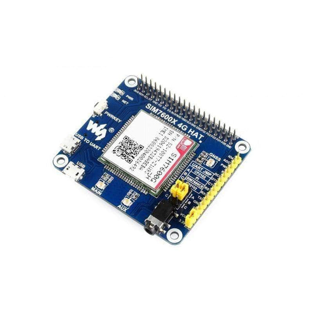 Waveshare Raspberry Pi 4G-3G GPS GNSS HAT for Raspberry Pi LTE CAT4 Global Version (SIM7600G-H)