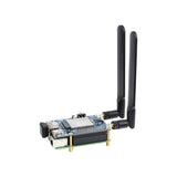 Waveshare Raspberry Pi 4G EM06-E LTE Cat-6 HAT for Raspberry Pi, Multi Band, GPS GNSS