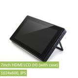 Waveshare Touch Display 7 Inch HDMI LCD 1024x600 (H) Capacitive Touch Screen (with case)